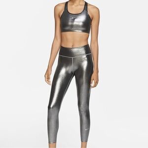 Nike Shimmering Silver Activewear Set